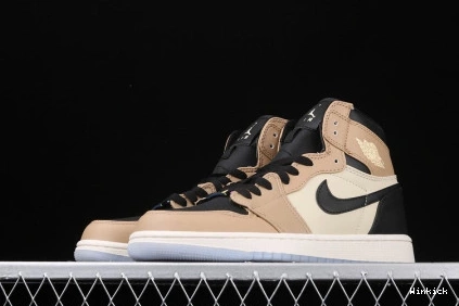 JORDAN - HIGH AH7389-003 RETRO BLACK 1 MUSHROOM 0810